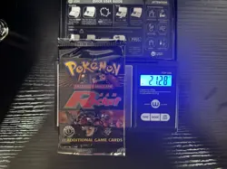 Heavy 1st Edition Team Rocket Pokemon Booster Pack (21.28g) - WOTC - Image 1