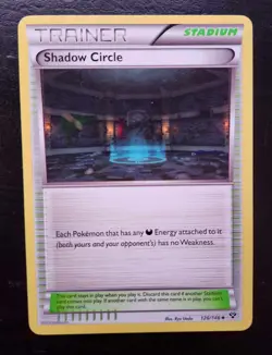Uncommon Shadow Circle Pokemon Trainer Card, XY Set 126/146 - Image 1