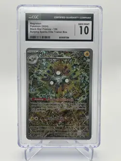POKEMON CGC 10 GEM MINT MAGNETON ILLUSTRATION RARE 159 SURGING SPARKS ETB PROMO - Image 1