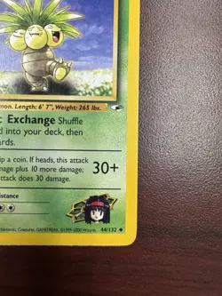 Pokemon Cards: Gym Heroes 1st Edition Uncommon: Erika's Exeggutor 44/132 LP - Image 5