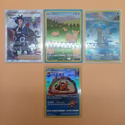 Pokemon TCG Lot of 4 Crown Zenith Galarian Gallery (GG) Cards Ditto, Lapras, etc - Image 1