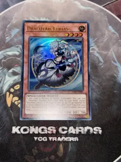JUSH-EN001 “Dracotail Lukias” Ultra Rare YuGiOh! - Image 1
