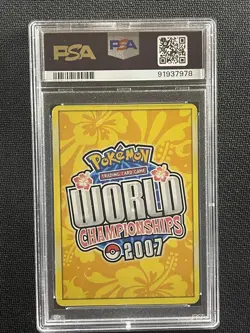 Pokemon Card PSA 9 MINT Jolteon Gold Star World Champ Promo 2007 101/108 - Image 2