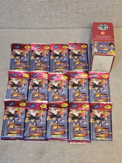 1996 JAPAN DRAGON BALL GT TRADING COLLECTION TRADING CARD 14 PACK NEW AND BOX - Image 1