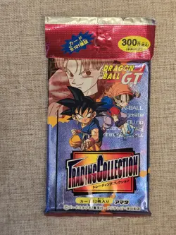 1996 JAPAN DRAGON BALL GT TRADING COLLECTION TRADING CARD 14 PACK NEW AND BOX - Image 4