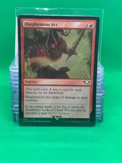 Blasphemous Act - Warhammer 40k - Surge Foil - MTG - Damaged - Image 1