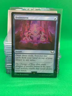 Brainstorm - Warhammer 40k - Surge Foil - MTG - Damaged - Image 1