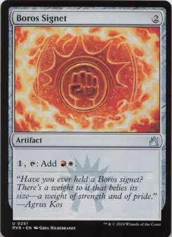 Boros Signet U Ravnica Remastered 251 LP-NM - Image 1