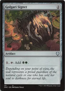Golgari Signet U Commander: Phyrexia: All Will Be One 131 LP-NM - Image 1