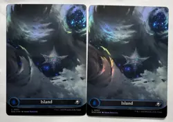 🌈 Island - Full Art FOIL x2 - MTG Edge Of Eternities EOE - NM - Image 1