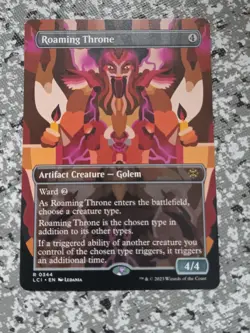 Roaming Throne (Borderless) The Lost Caverns of Ixalan Regular Mint Bargain - Image 1