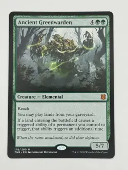 MTG Ancient Greenwarden Zendikar Rising 178/280 Regular Mythic Pack Fresh - Image 1