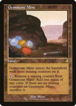 1x Gemstone Mine - Foil Retro Frame NM Eng MTG - Dominaria Remastered - Image 1
