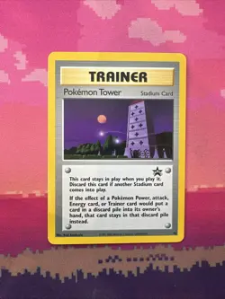 Pokemon Card Pokemon Tower Black Star Promo 42 Near Mint - Image 1