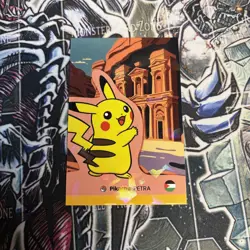 Pikachu Travel Petra Electric Pokemon 2025 Cracked Ice Holo Card Database - Image 1