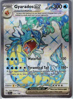 Gyarados ex 225/198 - Pokemon Scarlet & Violet: Base Set - FA Secret Rare (NM) - Image 1