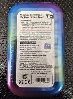 Pokemon TCG: Scarlet & Violet-Prismatic Evolutions Mini Tin - Leafeon - Image 4