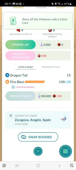 Pokemon Go Legendary Groudon ( Normal ) - Image 2