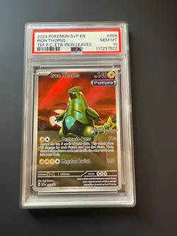 Iron Thorns SVP 098 Pokemon Center Stamp Black Star Promo PSA 10 Gem Mint - Image 1