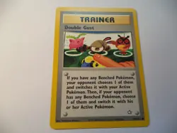 (JXA) GB POKEMON TRAINER DOUBLE GUST 100/111 NEO GENESIS IN NICE CONDITION - Image 1