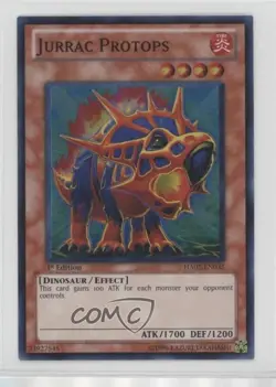 Jurrac Protops 1st Ed. YuGiOh Hidden Arsenal 2 #HA02-EN035 2010 0b3 - Image 1