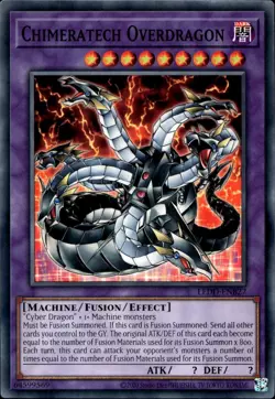 Chimeratech Overdragon Unl Common LEDD-ENB27 Yu-Gi-Oh! - Image 1