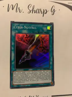 CYBER-NOTFALL - 1. AUFLAGE GEIM-DE042 DEUTSCH Yu-Gi-Oh! CARD SUPER RARE HOLO - Image 3