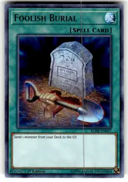 Yu-Gi-Oh Card: Foolish Burial BLHR-EN057 Ultra Rare 1st Edition! NM - Image 1