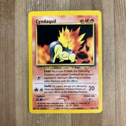 Cyndauil 56/111 Common Neo Genesis Unlimited Pokemon TCG Card WOTC MP 2000 - Image 1