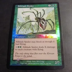 Mtg Silklash Spider Foil LP Onslaught Spider Creature Magic Green Card Rare - Image 2