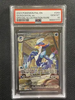 Pokemon Card PSA 10 Quaquaval Ex Special Illustration Rare S&V Paldea 260/193 - Image 1