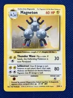 Pokemon Base Set Magneton #009/102 NM - Exact Card Shown * PPK - Image 1