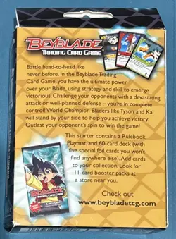 2003 Beyblade Trading Card Game Collision Starter Deck #2 60 Cards 5 Foil - Image 2