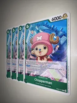 EB02-016 Chopperman X4 Playset English One Piece Card TCG CCG - Image 3