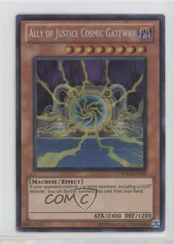 Ally of Justice Cosmic Gateway 1st Ed. YuGiOh Hidden Arsenal 2 #HA02-EN022 00em - Image 1