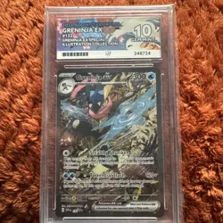 Pokemon TCG Greninja EX Black Star Promo Card 132 ACE 10 - Image 1