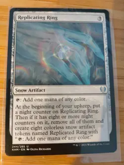 MTG Replicating Ring 244 Kaldheim M/NM Free UK P&P - Image 1