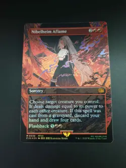 MTG Nibelheim Aflame (Borderless) (Foil) - FINAL FANTASY - Image 1