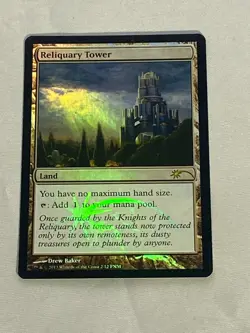 MTG FNM FOIL Reliquary Tower Magic the Gathering - Image 1