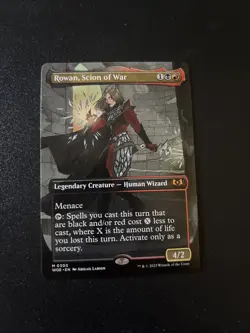 Rowan, Scion of War (Borderless) Wilds of Eldraine Regular - Image 1