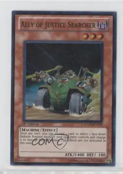 Ally of Justice Searcher 1st Ed. YuGiOh Hidden Arsenal 2 #HA02-EN019 2010 00em - Image 1