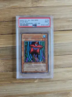 PSA 9 Star Boy 1st Edition MRD-109 Rare YuGiOh Metal Raiders 2002 Mint - Image 1