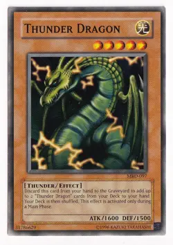 YuGiOh - Thunder Dragon - MRD-097 - Common - Original Print Unlimited - LP - Image 1