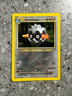 Pokemon TCG Cards Forretress 2/75 Neo Discovery Holo Rare EXC - Image 1