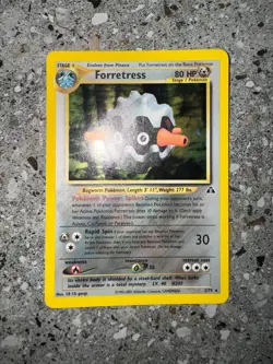 Pokemon TCG Cards Forretress 2/75 Neo Discovery Holo Rare EXC - Image 3
