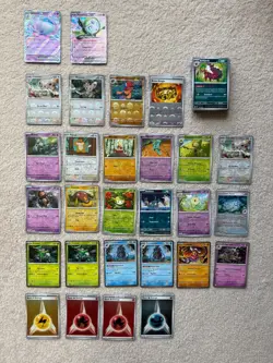 Pokemon TCG Black Bolt And White Flare Ex Poke Ball Reverse Holo Card bundle - Image 1