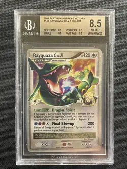 Pokemon Card BGS 8.5 Rayquaza C lv.X Platinum Supreme Victors Holo 2009 146/147 - Image 1