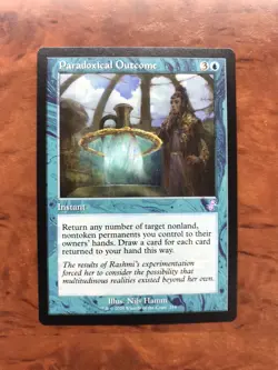 Paradoxical Outcome Retro Frame MTG Magic the Gathering Card NM Near Mint TSR - Image 1