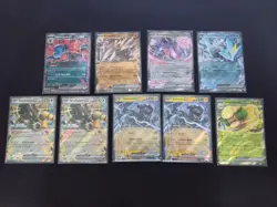 Pokemon TCG Black Bolt White Flare EX Bundle 9 Cards - Image 1