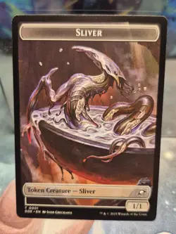 Token T 0001 Sliver 0010 Robot Edge of Eternities MTG Card Creature EOE - Image 1